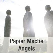 Papier Mache Angels